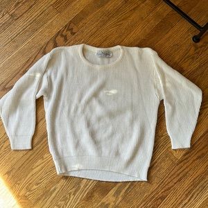 Knit Kate Collins white sweater